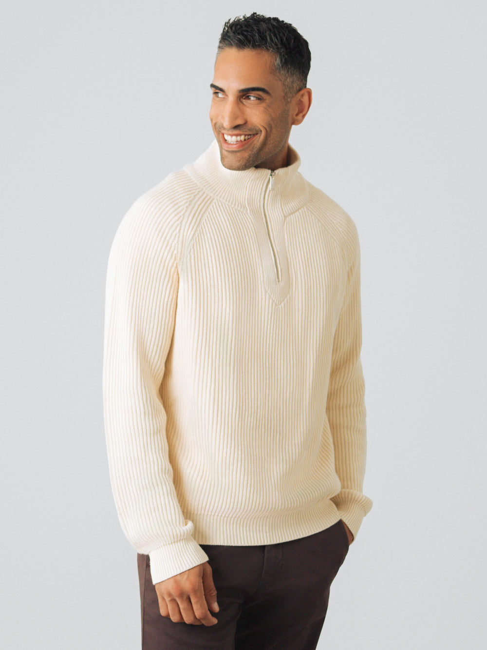 Half-Zip Knit Men